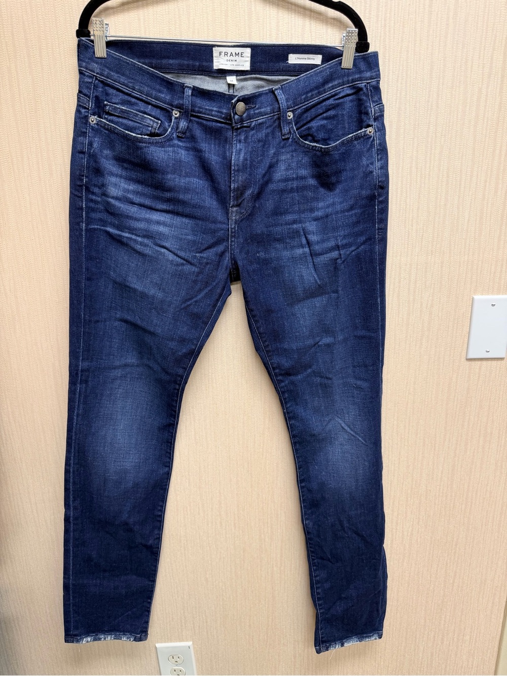 Frame Denim Indigo Skinny Jeans